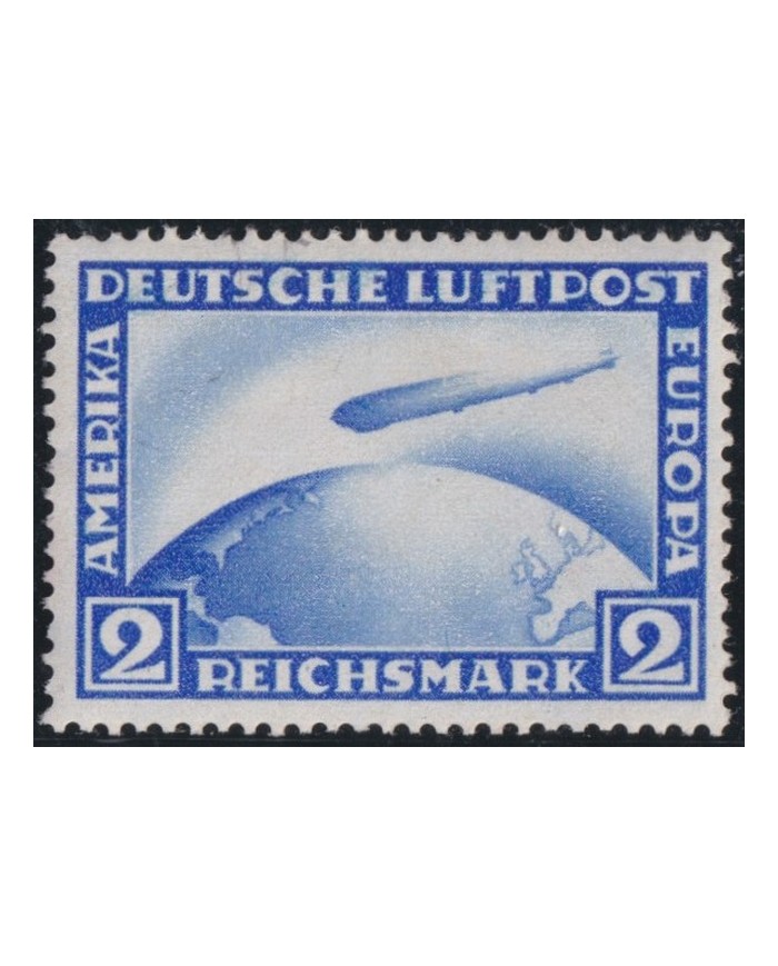 F-EX40214 GERMANY 1928 MNH 4mk ZEPPELIN GLOBE.