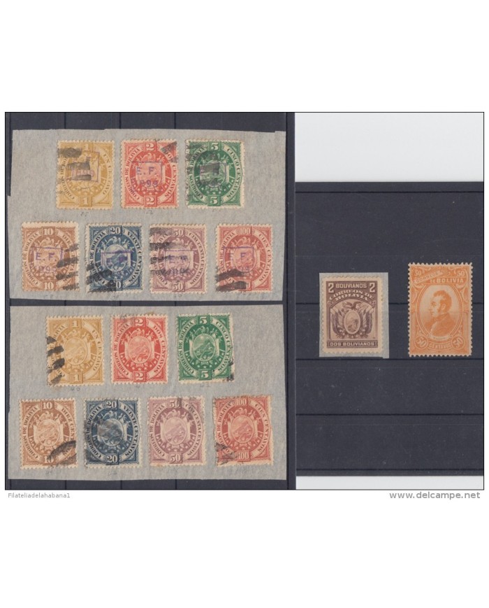 F-EX.260 BOLIVIA STAMPS LOT. HIGHT VALUE