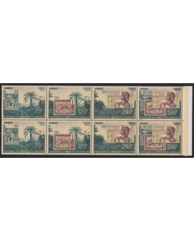 F-EX40508 CONGO MNH 1991 CENTENARY OF CONGO STAMPS TRIP.