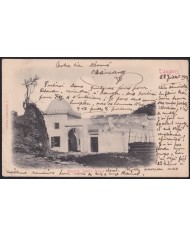 F-EX43117 MOROCCO ENGLAND OFFICE MARRUECOS 1902 TANGER TO FRANCE VIA GIBRALTAR.