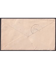 F-EX42236 INDIA 1952 POSTAGE DUE TO SPAIN EXPERIMENTAL CANCEL.