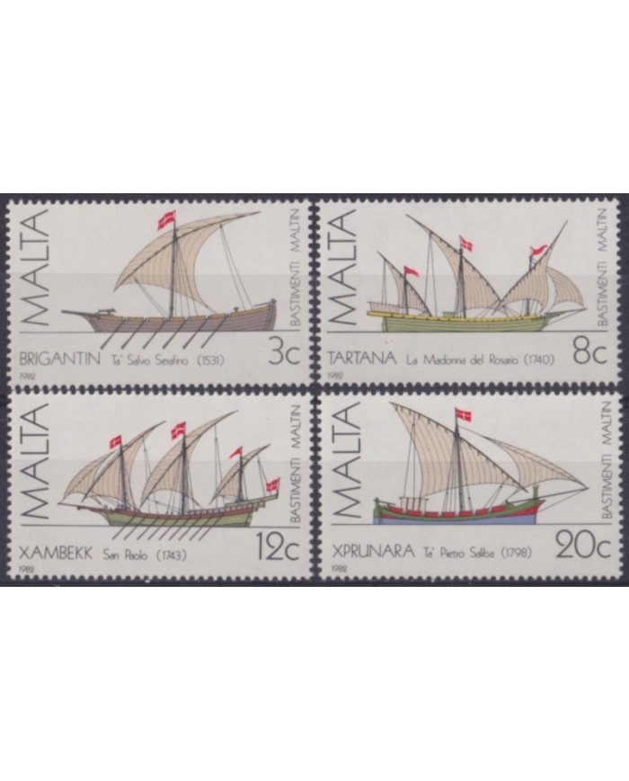 F-EX48179 MALTA MNH 1982 MALTESE SHIP BARCOS.