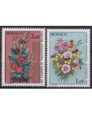 F-EX48204 MONACO MNH 1984 MONTE CARLO GARDEN BOUQUET EXHIBITION FLOWER FLORES.