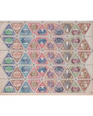F-EX29127 ITALY CINDERELLA 1908 CLASSIC ARCHITECTURE MNH SHEET OF 50.