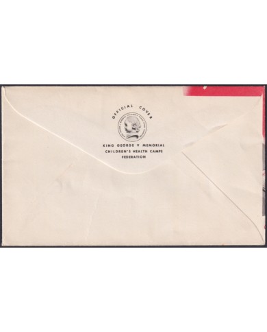 F-EX48547 NEW ZEALAND 1954 FDC HEALTH CHILDREN USED