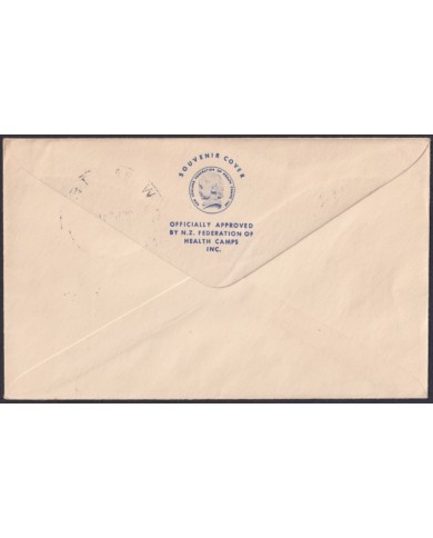 F-EX48539 NEW ZEALAND 1952 FDC HEALTH CHILDREN USED.