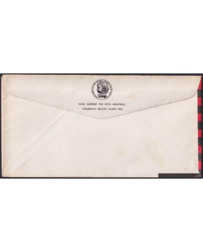 F-EX48535 NEW ZEALAND 1963 FDC HEALTH PRINCE ANDREW CHILDREN USED.