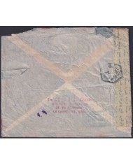 F-EX48594 EGYPT CIRCA 1940 CENSORSHIP FAROUK KING COVER TO FRANCE.