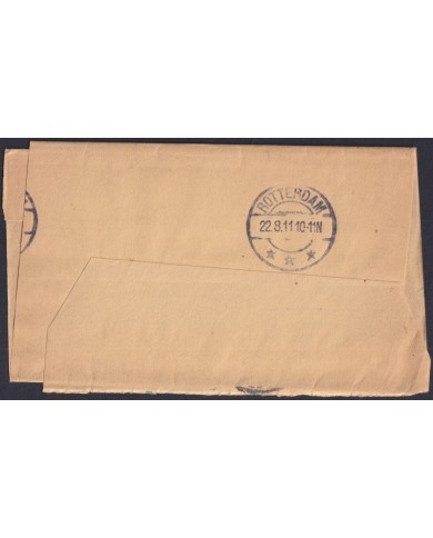 F-EX48623 TRINIDAD NEWSPAPER POSTAL STATIONERY COVER TO NEDERLAND.