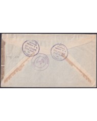 F-EX48630 HONDURAS 1955 REGISTERED AIR MAIL COVER TO USA.