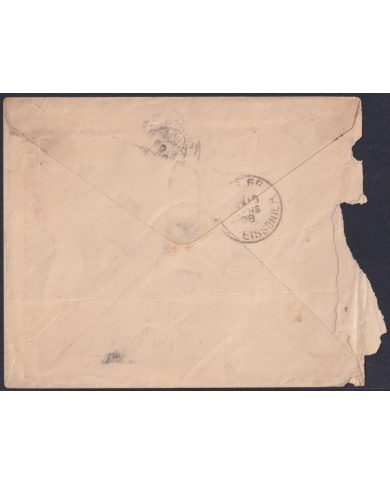 F-EX48634 BRAZIL BRASIL 1898 POSTAL STATIONERY TO PARIS.
