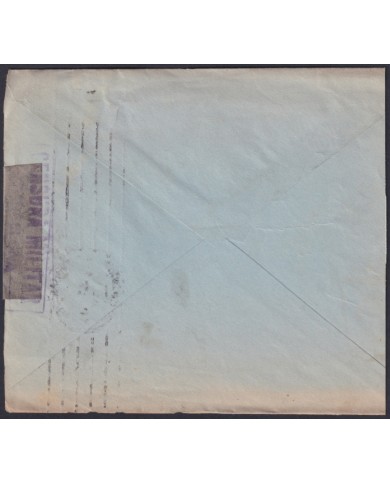 F-EX48656 ARGENTINA 1938 TO SPAIN REPUBLIC CENSORSHIP CIVIL WAR COVER.