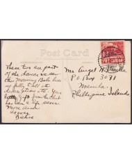 F-EX48581 NEDERLAND INDIE INDONESIA 1937 POSTCARD TO PHILIPPINES ETHNIC MASK.