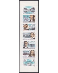 F-EX47275 TAAF FRANCE POLAR ANTARCTIC MNH 2000 GREAT EXPLORATOR BOOKLED.