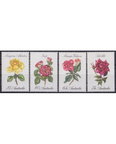 F-EX48200 AUSTRALIA 1982 MNH FLORES FLOWER ROSA ROSE.