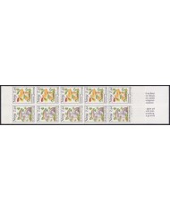 F-EX48194 NORWAY NORGE NOREG 1988 MNH FLORES FLOWER BOOKLED.