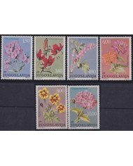 F-EX48188 YUGOSLAVIA MNH 1977 PTT FLOWER FLORES.