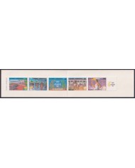 F-EX48217 GREECE MNH 1988 SEOUL OLYMPIC GAMES BOOKLED RUNNER & TOURCH.
