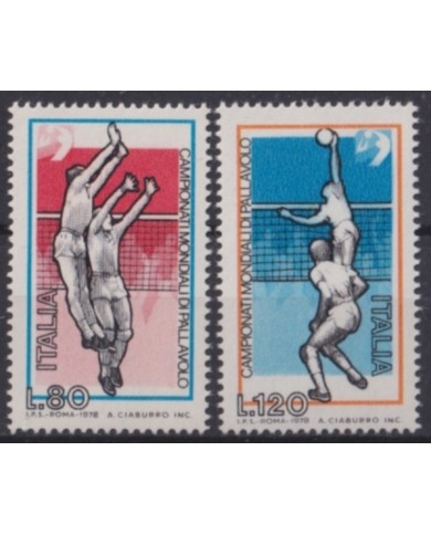 F-EX48220 ITALY MNH 1978 WORLD CHAMPIONSHIP OF VOLLEYBALL.