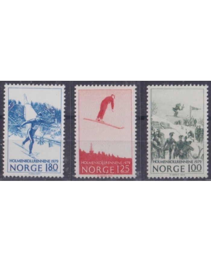 F-EX48230 NORWAY NORGE NOREG MNH 1979 WINTER OLYMPIC GAMES SKI SKITING.