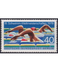 F-EX48254 GERMANY BERLIN MNH 1978 SWIMMING CHAMPIONSHIP.