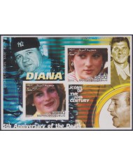 F-EX48699 SOMALIA MNH 2002 ICONS OF 20th CENTURY CINEMA MOVIE LADY DIANA.