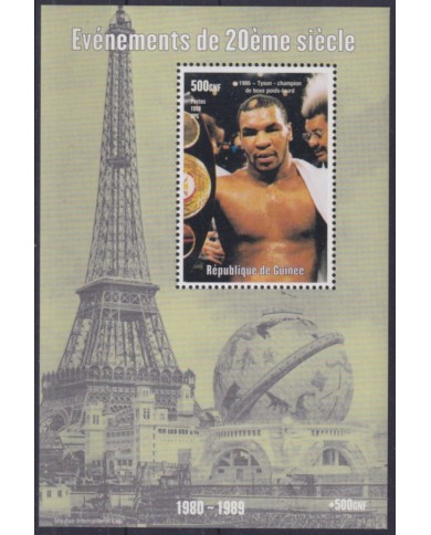 F-EX48725 NIGER MNH 1998 EVENTS OF 20th CENT. BOXING CHAMPION MARK TYSSON.