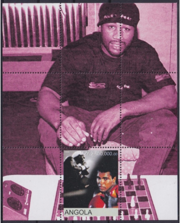 F-EX48736 ANGOLA MNH 2002 BOXING MOHAMED ALI.