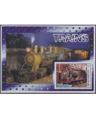 F-EX48741 AFGHANISTAN MNH 2001 OLD RAILROAD RAYLWAYS FERRICARRIL.