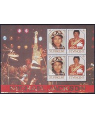 F-EX48746 ST VINCENT MNH 1985 SINGER POP MICHAEL JACKSON.