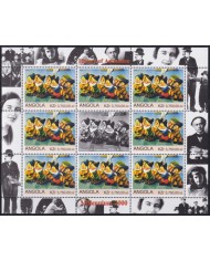 F-EX48025 ANGOLA MNH 2000 MOVIE CARTOONS WHITESNOW HISTORY OF ANIMATION.