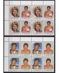 F-EX48760 ST VINCENT MNH 1985 MICHAEL JACKSON BLOCK 4.