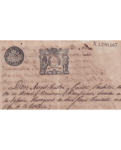 1895-PS-1 ESPAÑA SPAIN REVENUE SEALLED PAPER PAPEL SELLADO 1895 SELLO 13ro