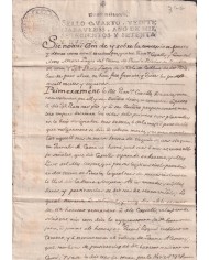 1779-PS-3 SPAIN ESPAÑA 1779 SELLO 4º SEALLED PAPER REVENUE.