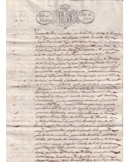 1829-PS-23 SPAIN ESPAÑA 1829 SELLO 4º SEALLED PAPER REVENUE.