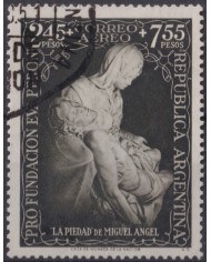 F-EX48462 ARGENTINA 1951 PIEDAD MICHELANGELO ART SCULTURE + 20€.