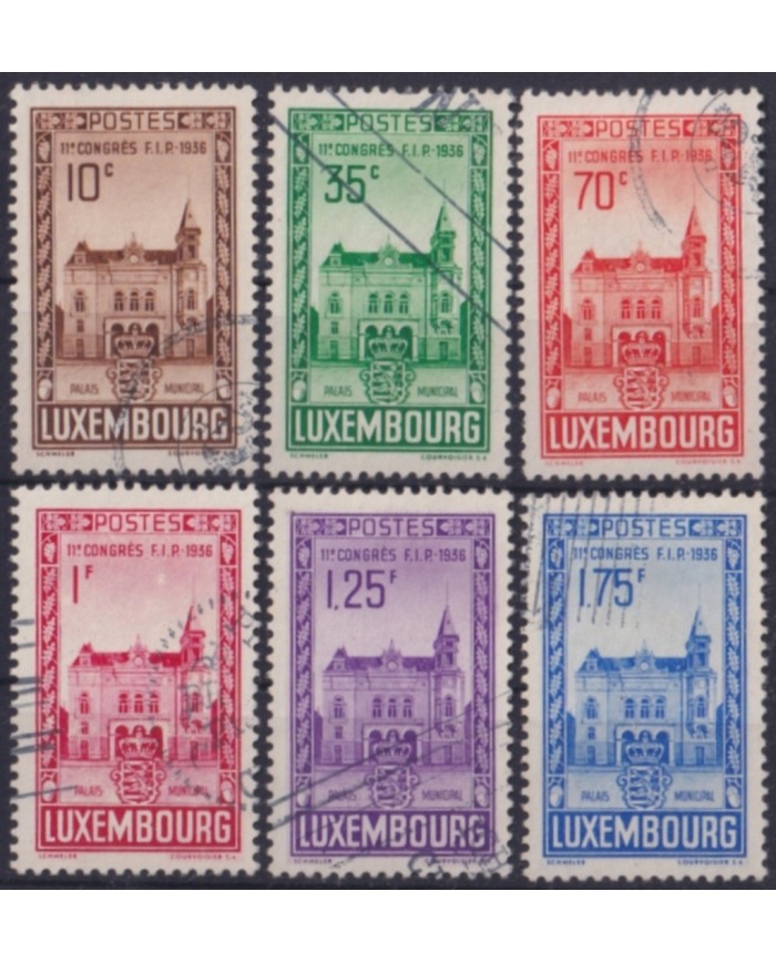 F-EX48515 LUXEMBOURG 1936 MUNICIPAL PALACE USED + 20€. F-EX48515 LUXEMBOURG 1936 MUNICIPAL PALACE USED + 20€.