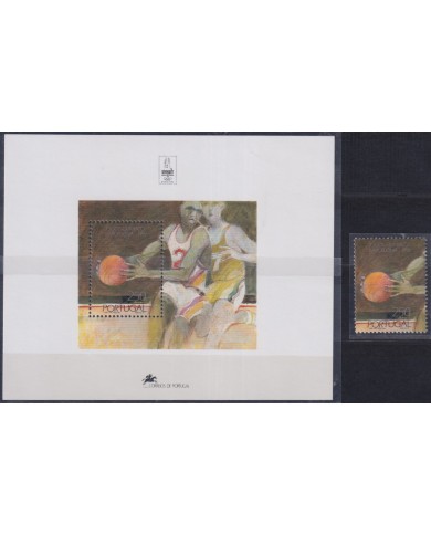 F-EX48114 PORTUGAL MNH 1992 OLYMPIC GAMES BARCELONA BASKETBALL.