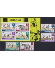 F-EX46621 UGANDA MNH 1978 SOCCER WOLRD CHAMPIONSHIP.