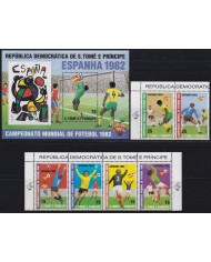 F-EX46787 SAO TOME I PRINCIPE MNH 1982 CHAMPIONSHIP SOCCER FOOTBALL.