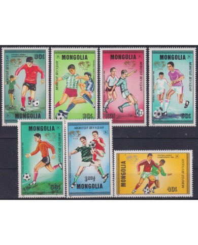 F-EX47581 MONGOLIA MNH 1986 SPAIN CUP SOCCER FOOTBALL.