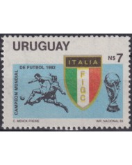 F-EX47558 URUGUAY MNH 1983 ITALY WORLD CHAMPIONSHIP CUP SOCCER FOOTBALL.