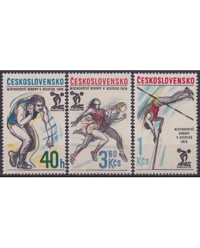 F-EX47599 CZECHOSLOVAKIA MNH 1978 ATHLETISM EUROPEAN CHAMPIONSHIP.