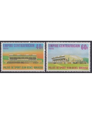 F-EX47605 CENTRAL AFRICA MNH 1978 STADIUM SPORT PALACE BOKASSA.