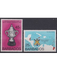 F-EX47615 BARBADOS MNH 1976 WORLD CRICKET CUP WINNER.