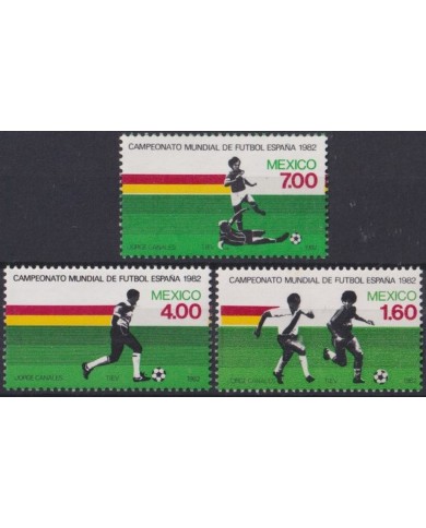F-EX49073 MEXICO MNH 1982 SPAIN SOCCER FOOTBALL WORLD CHAMPIONSHIP.