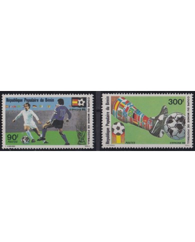 F-EX48950 BENIN MNH 1982 WORLD CHAMPIONSHIP SOCCER FOOTBALL.