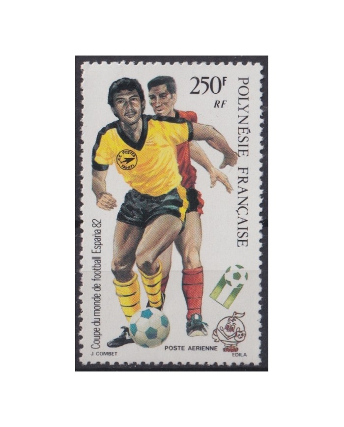 F-EX48959 POLYNESIE MNH 1982 WORD CHAMPIONSHIP SOCCER FOOTBALL SET.