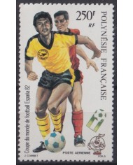F-EX48959 POLYNESIE MNH 1982 WORD CHAMPIONSHIP SOCCER FOOTBALL SET.