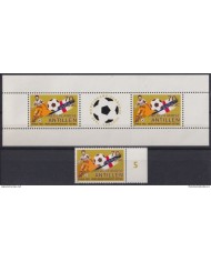 F-EX49087 NEDERLAND ANTILLES MNH 1982 SPAIN SOCCER FUTBOL CHAMPIONSHIP.
